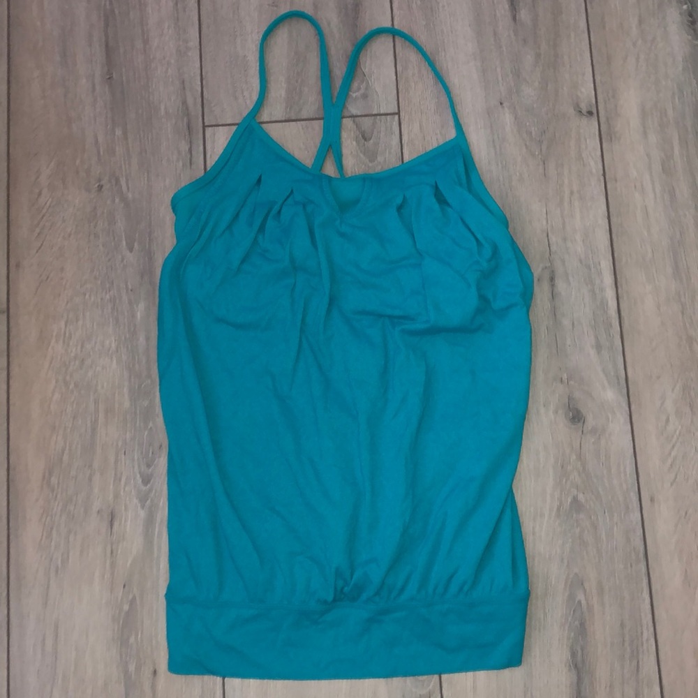 LULU LEMON BLUE TANK TOP